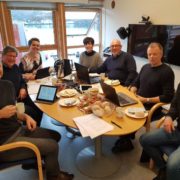 Foto av styret i Kystvegen Måløy – Florø AS 29. januar 2018.